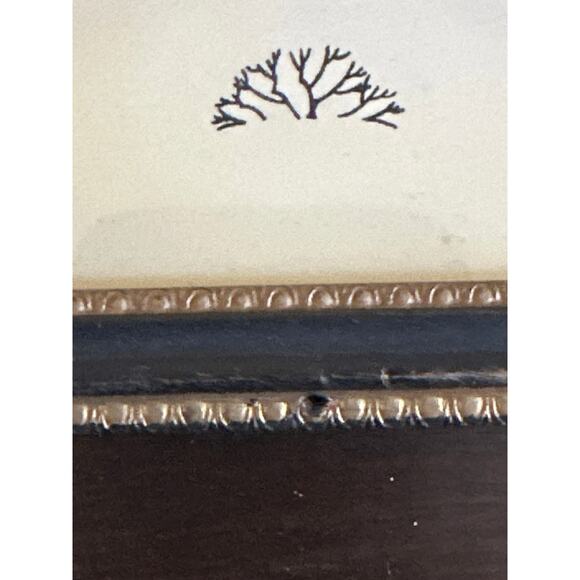 VTG Reliance small reverse painted silhouette picture YE COACH STOP T-2 Team B&W - Picture 5 of 7